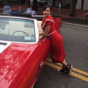 Tatyana red pinup dress